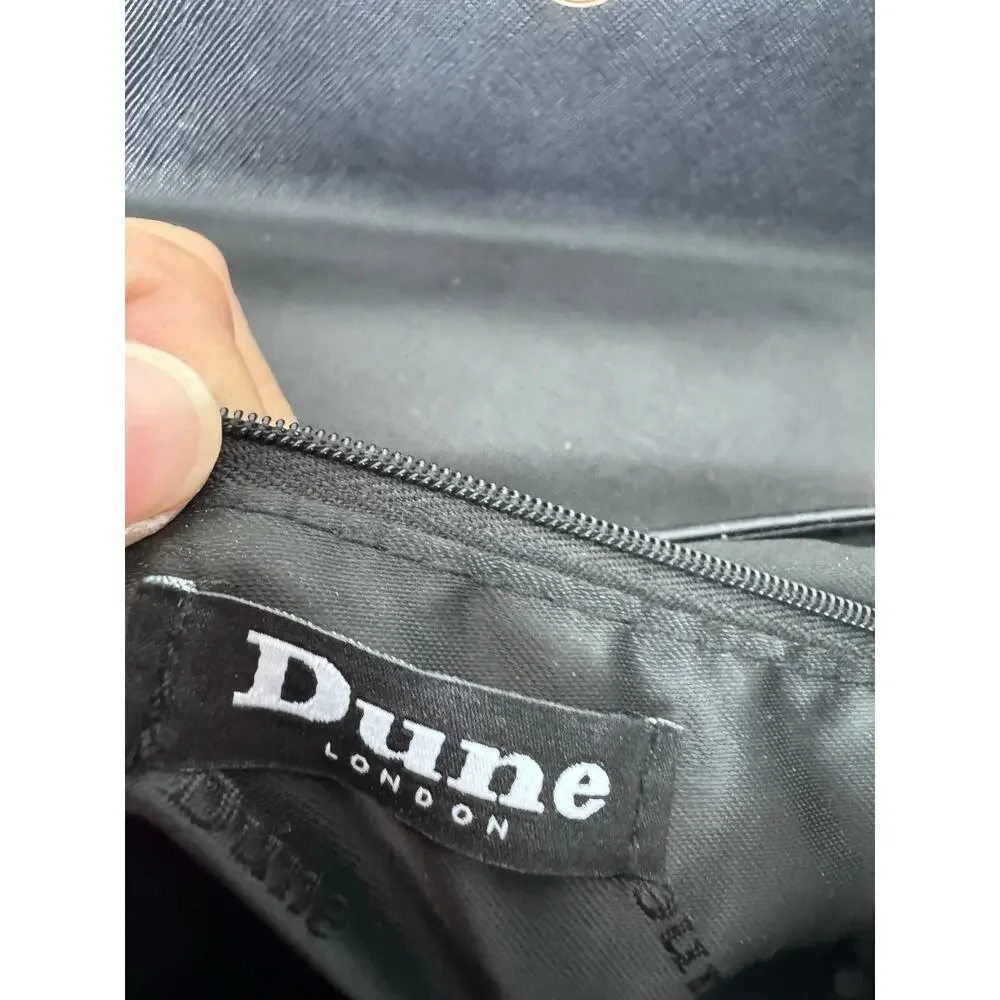 Dune London Black & Floral Handle Bag